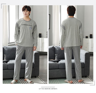 Long Sleeve Loungewear Cotton Pajamas Set (See more options)