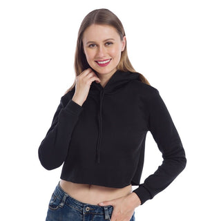 Crop Hooded Pullover