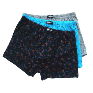 5pcs Patterned Mid-rise Loose Boxer