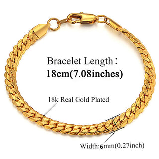 Classy Gold Color Bracelet Unisex