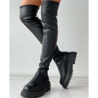 Knee high Chunky boots