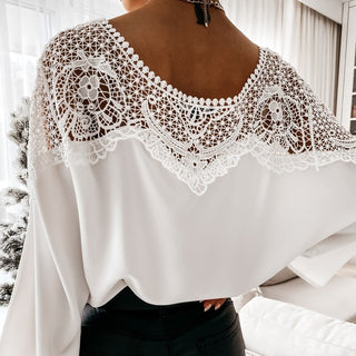 Crochet Embroidery Lace Blouse