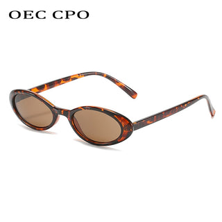 Retro Small Oval Sunglasses