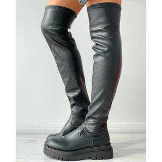 Knee high Chunky boots