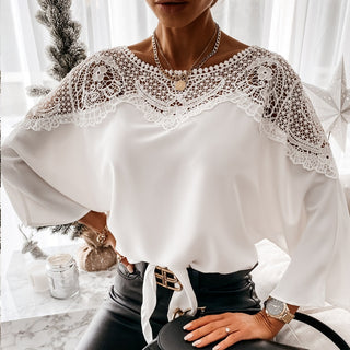 Crochet Embroidery Lace Blouse