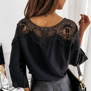 Crochet Embroidery Lace Blouse