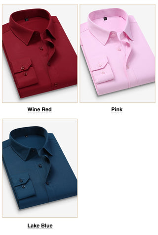Solid Color Business Shirt