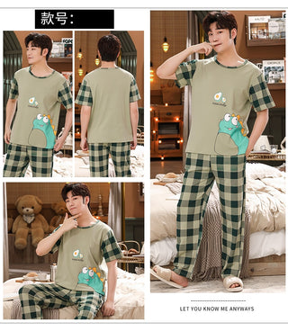 Knitted Pajama Short Sleeved Set