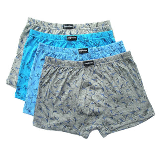 5pcs Patterned Mid-rise Loose Boxer