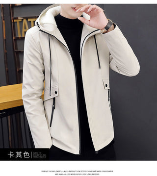 Trench Coat Hooded Jacket