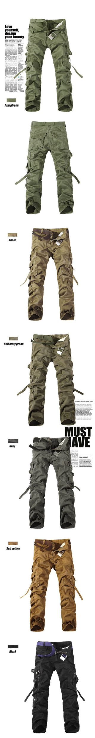 Cargo Multi-pocket Tactical Pants