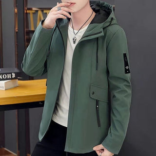 Trench Coat Hooded Jacket