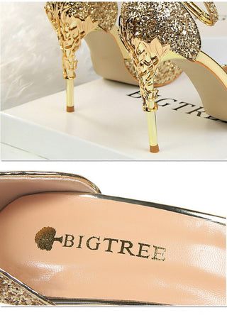 Rhinestones High Heels Stiletto