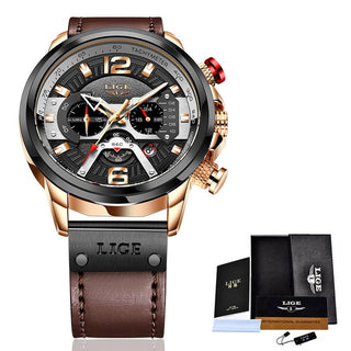 Top Brand Luxury Military Leather Wrist Watches