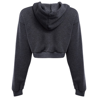 Crop Hooded Pullover