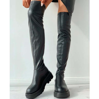 Knee high Chunky boots