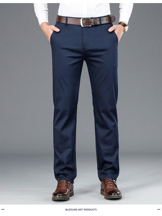 Bamboo Fiber Classic Style Business Pants