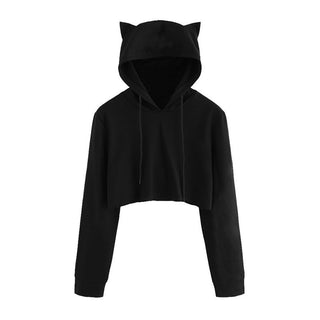 Crop Hooded Pullover