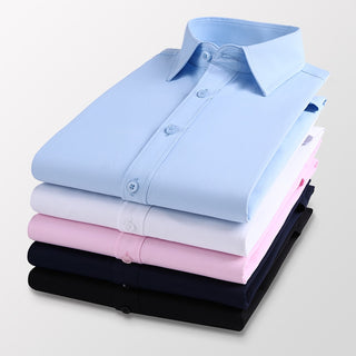 Solid Color Business Shirt