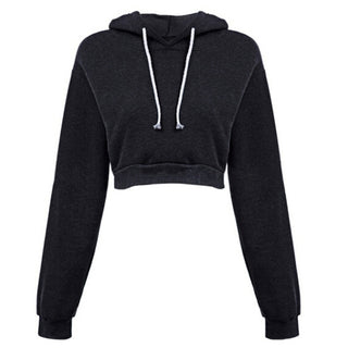 Crop Hooded Pullover