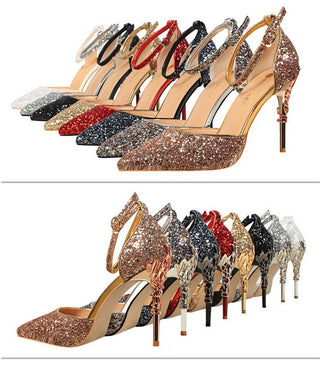 Rhinestones High Heels Stiletto