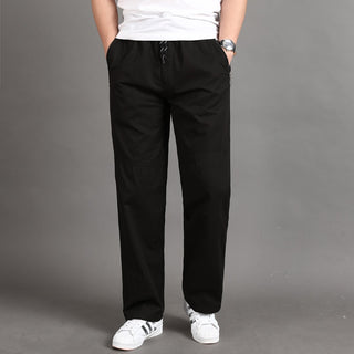 Cotton Multi Pockets Loose Straight Pants