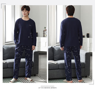 Long Sleeve Loungewear Cotton Pajamas Set (See more options)