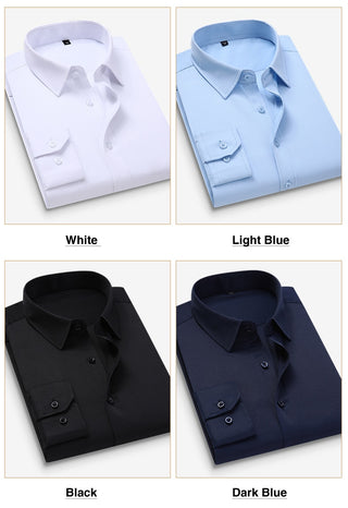 Solid Color Business Shirt