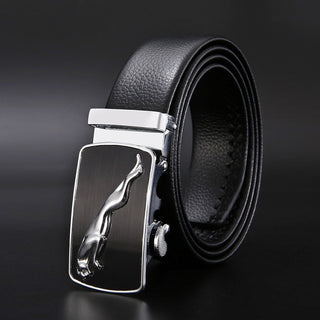 Belt Metal Luxury Brand Automatic Buckle Leather