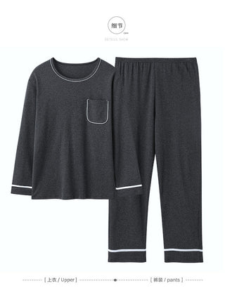 Cotton Long Sleeve Pajamas  Set (See more options)