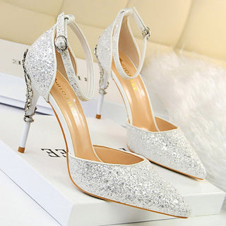 Rhinestones High Heels Stiletto