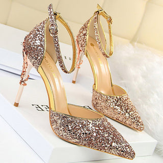 Rhinestones High Heels Stiletto