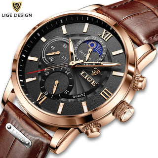 Luxury Leather Casual Quartz Watch