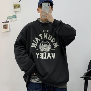 Oversized Sweatshirts Graphic Printed Fleece