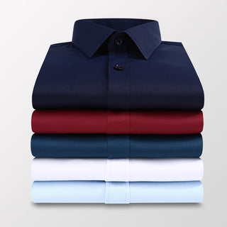 Solid Color Business Shirt