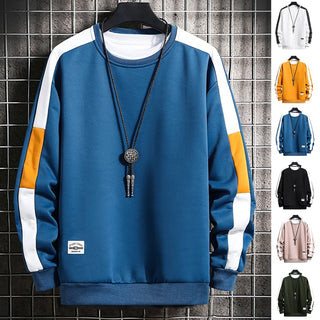 O-Neck Patchwork Sweatshirt