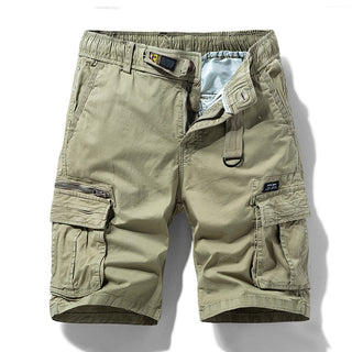 Cotton Cargo Camouflage Shorts