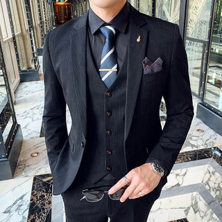 Jacket+Vest+Pants 3pcs Formal Wear Set (See more options)