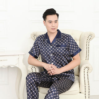 Silk Long-sleeved Pajamas Sets