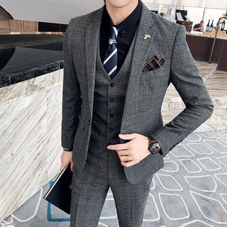 Jacket+Vest+Pants 3pcs Formal Wear Set (See more options)