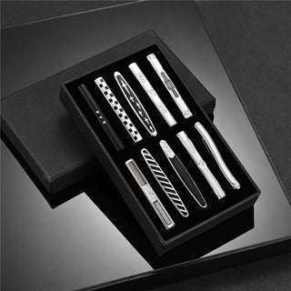 8 PCS Luxury Tie Clip Set