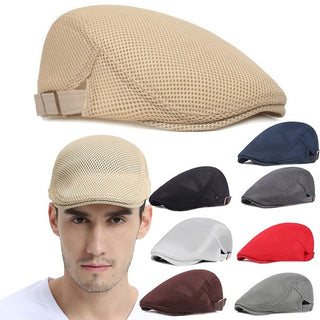 Men Mesh Newsboy Cap