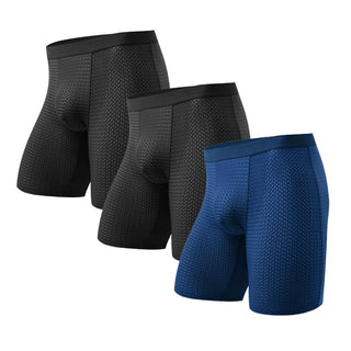 3PCS  Mesh Boxer Shorts