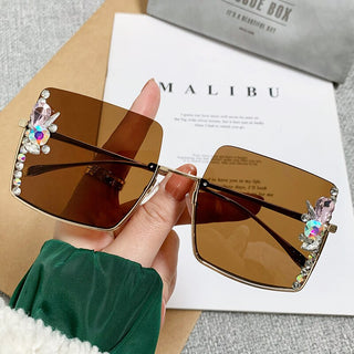 Big Square Diamond Sunglasses