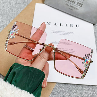 Big Square Diamond Sunglasses