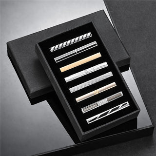 8 PCS Luxury Tie Clip Set