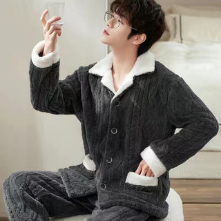 Thick Fleece Pajama Set