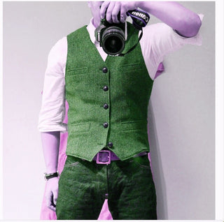 Vest Single Breasted Woolen (See more options)