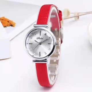 Fashionable classic retro green quartz watch