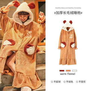 Strawberry Hooded Nightwear